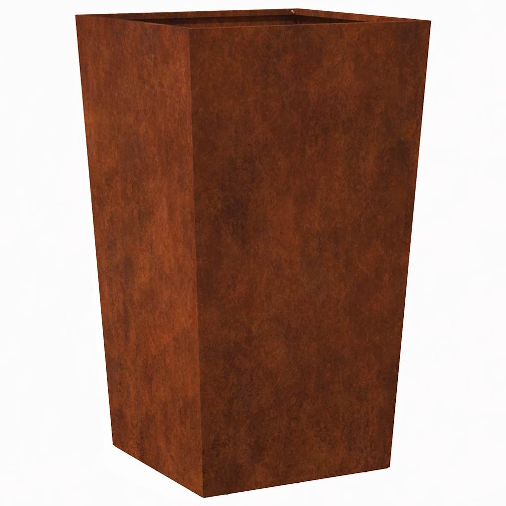 Jardinière Vidaxx 45x45x75 cm acier résistant aux intempéries