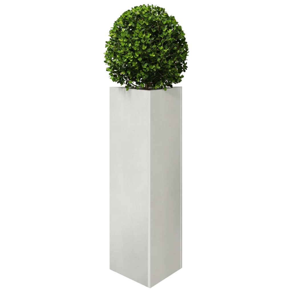 Vidaxx jardinière triangle 30x26x75 cm acier inoxydable