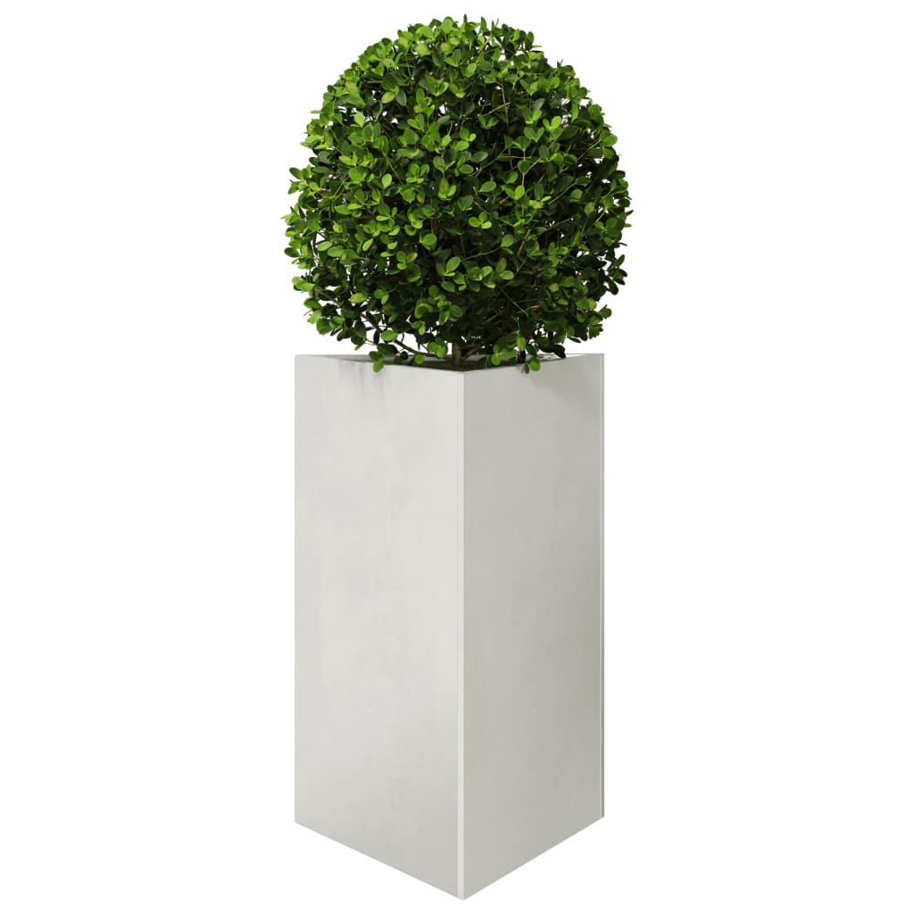 Vidaxx jardinière triangle 50x43x75 cm acier inoxydable