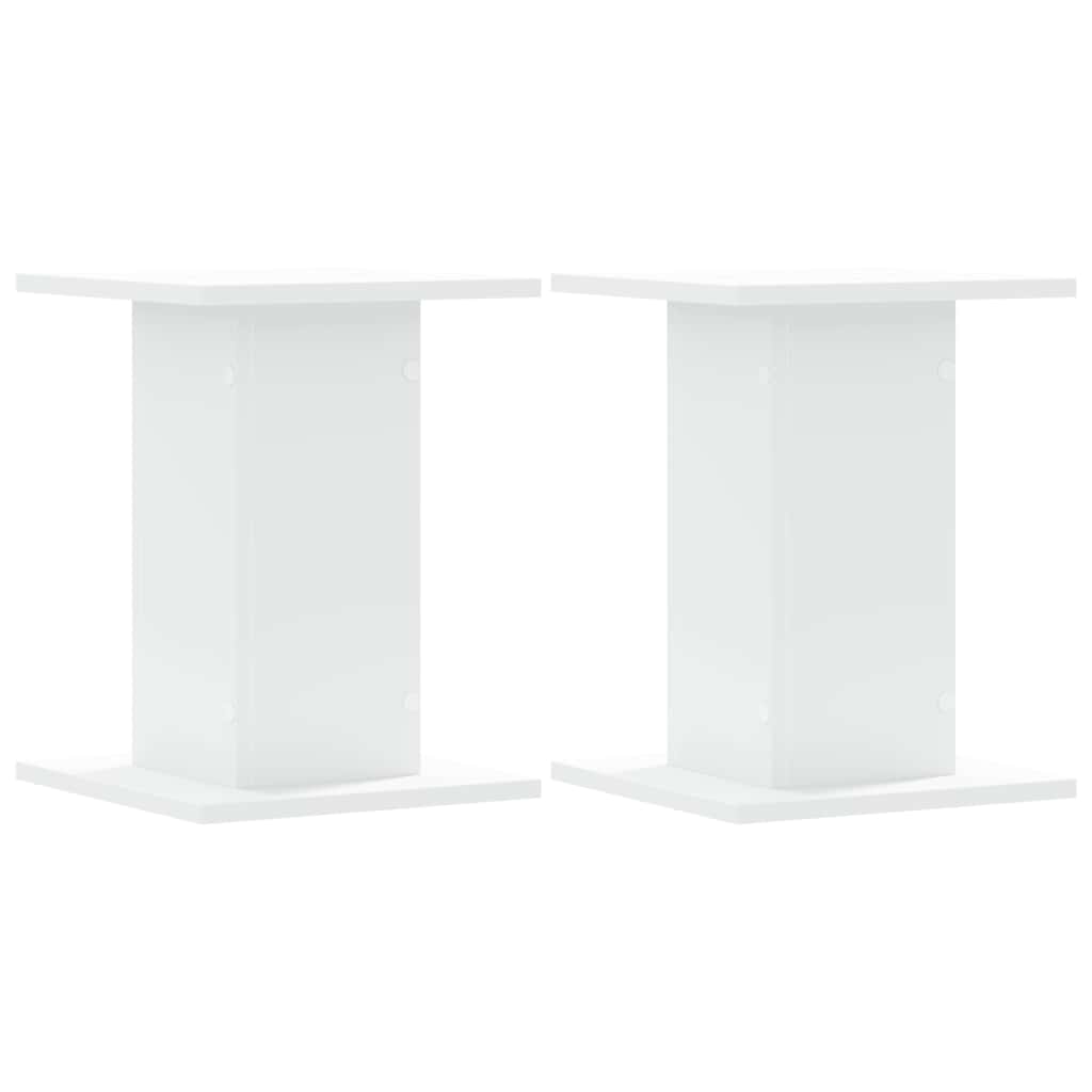 Vidaxx supports d'enceintes 2 pcs 30x30x40 cm bois traité blanc