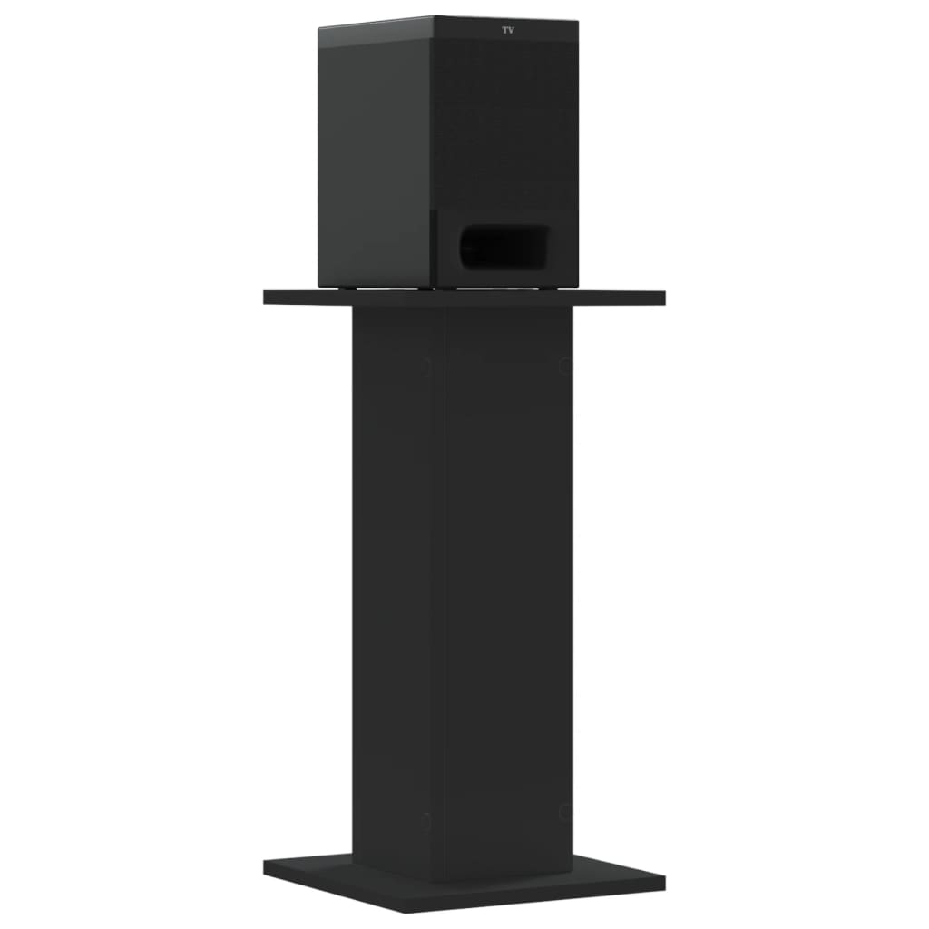 VidaXL Supports d'enceintes 2 pcs 30x30x60 cm bois traité noir