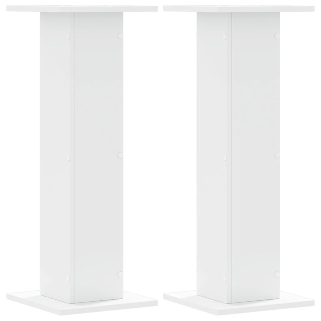 Vidaxx supports d'enceintes 2 pcs 30x30x80 cm bois traité blanc