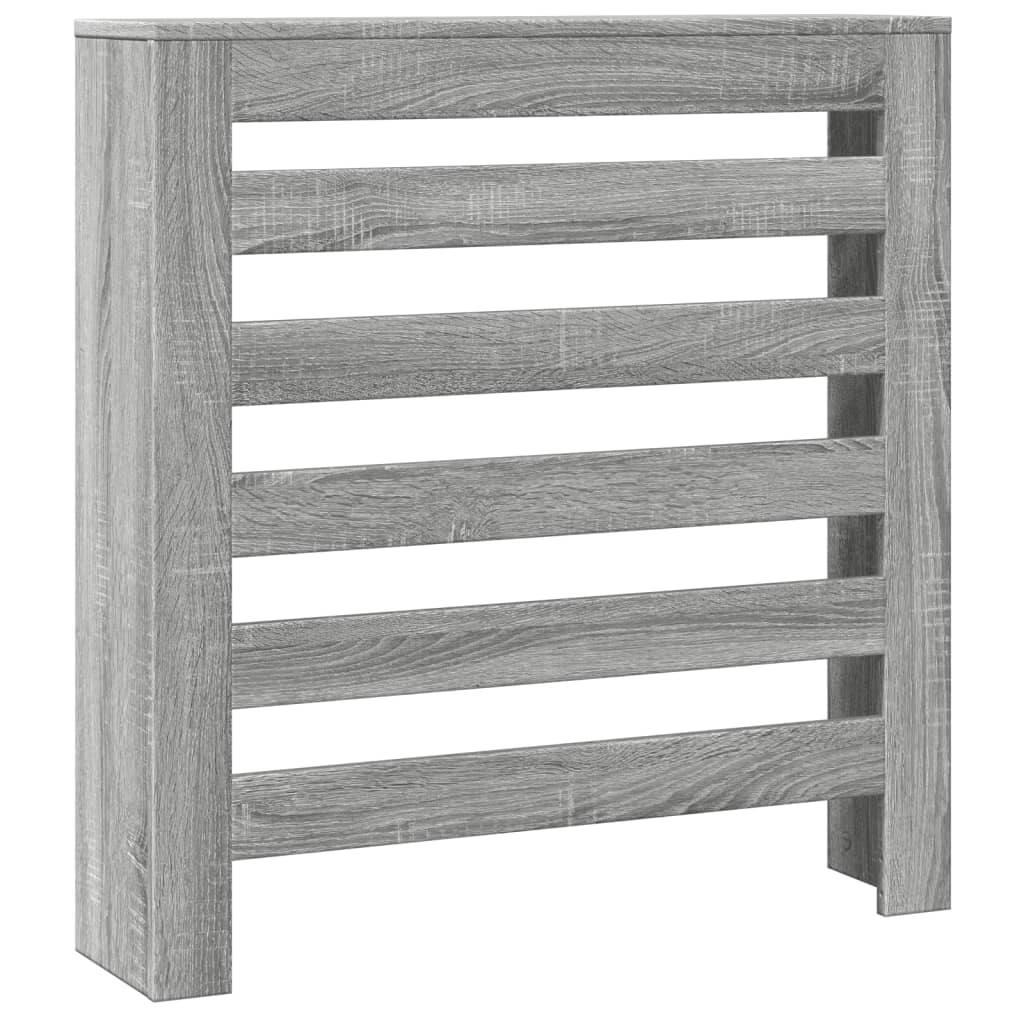 Vidaxx caisson de radiateur 78x20x82 cm bois d'ingénierie gris couleur chêne sonoma