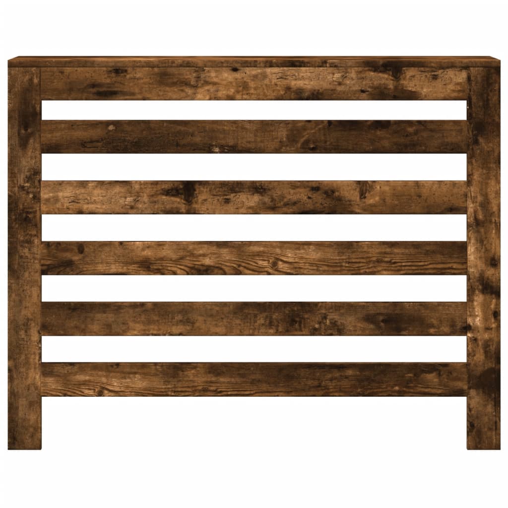 VidaXL Caisson de radiateur 104x20x82 cm bois d'ingénierie, chêne fumé