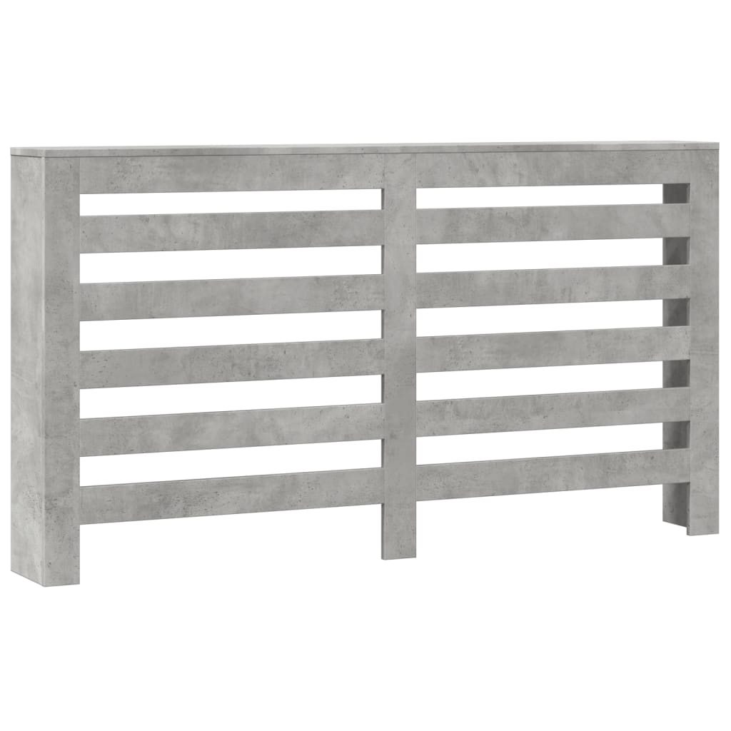 Vidaxx caisson de radiateur 149x20x82 cm bois d'ingénierie béton gris
