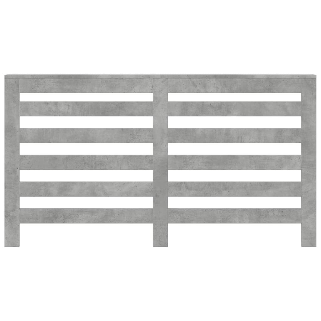 Vidaxx caisson de radiateur 149x20x82 cm bois d'ingénierie béton gris