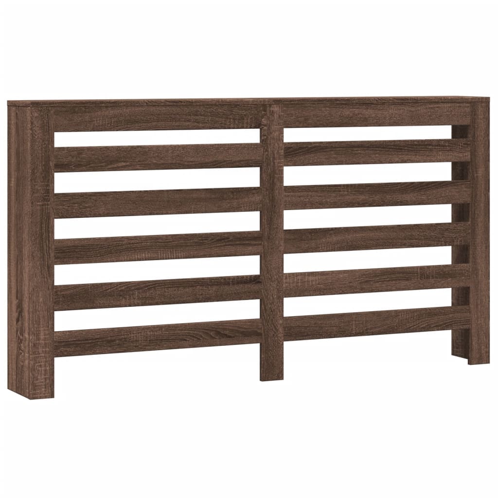 VidaXL Caisson de radiateur 149x20x82 cm bois d'ingénierie chêne brun