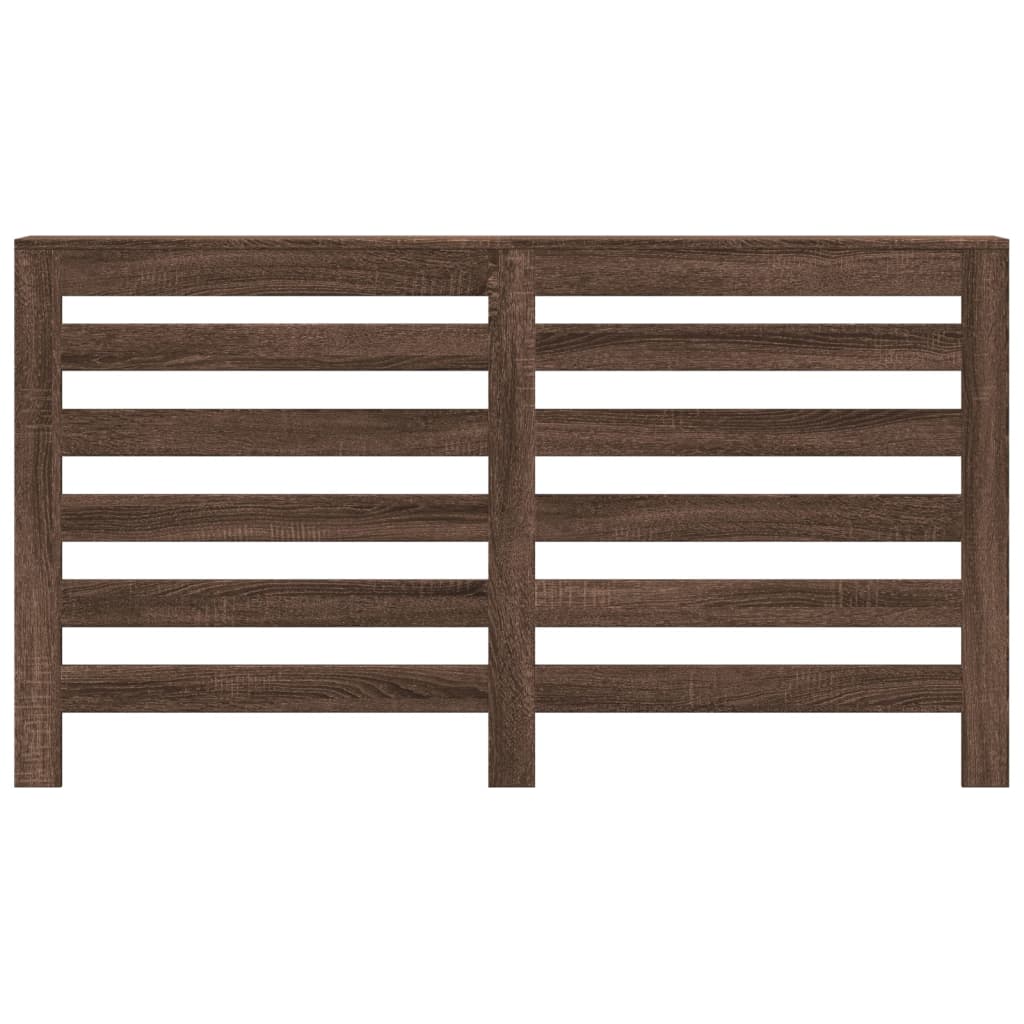 VidaXL Caisson de radiateur 149x20x82 cm bois d'ingénierie chêne brun