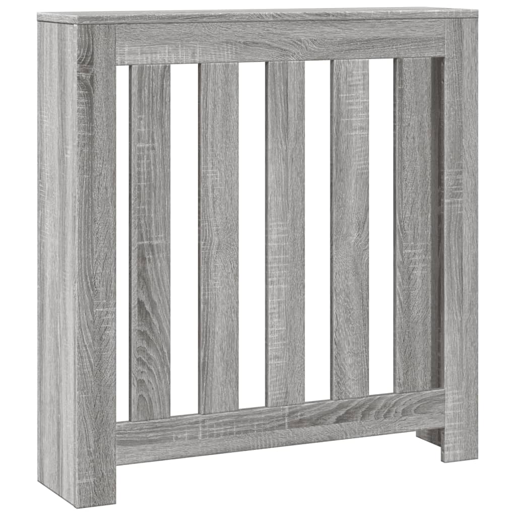 Vidaxx caisson de radiateur 78x20x82 cm bois d'ingénierie gris couleur chêne sonoma