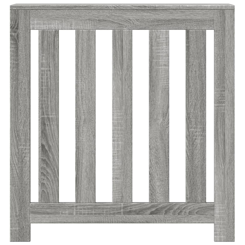 Vidaxx caisson de radiateur 78x20x82 cm bois d'ingénierie gris couleur chêne sonoma