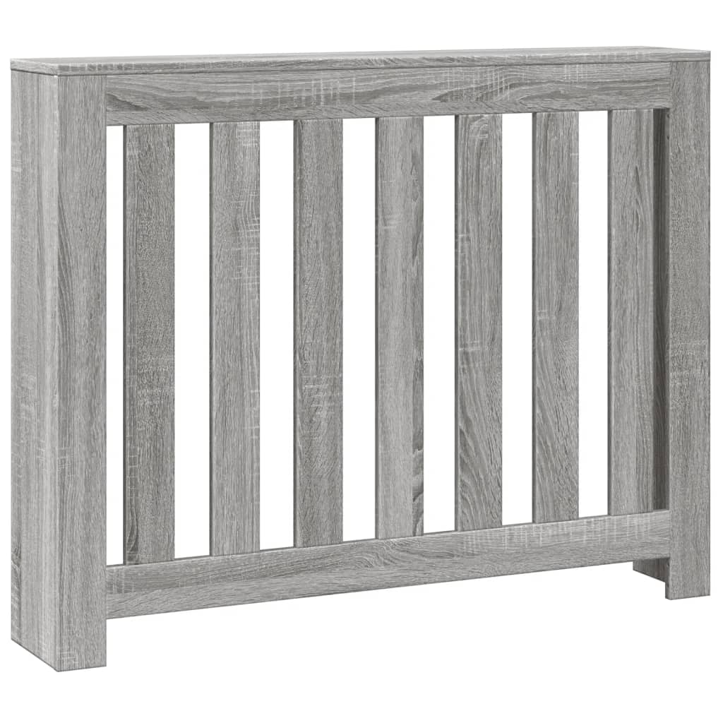 Vidaxx caisson de radiateur 104x20x82 cm bois d'ingénierie chêne sonoma gris