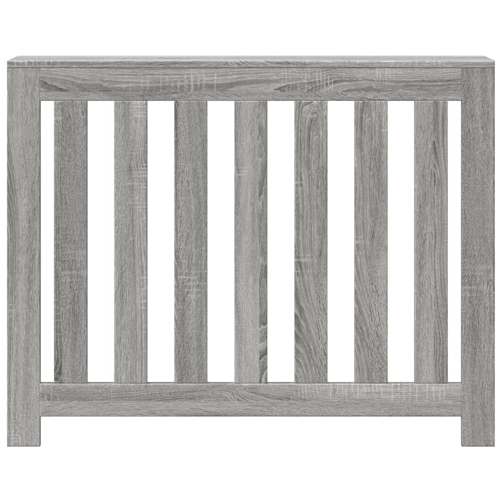 Vidaxx caisson de radiateur 104x20x82 cm bois d'ingénierie chêne sonoma gris
