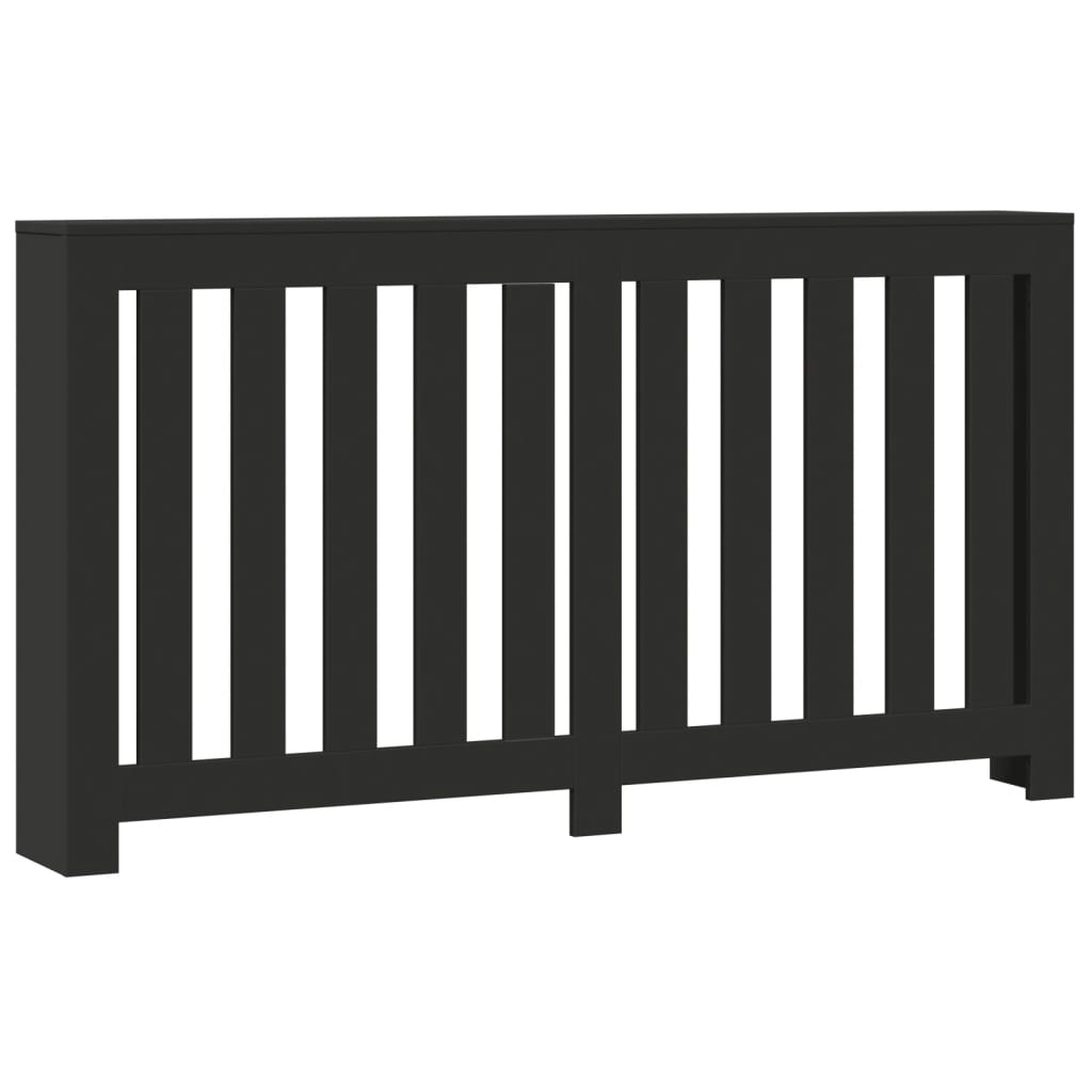 Vidaxx boîtier de radiateur 149x20x82 cm bois fini noir