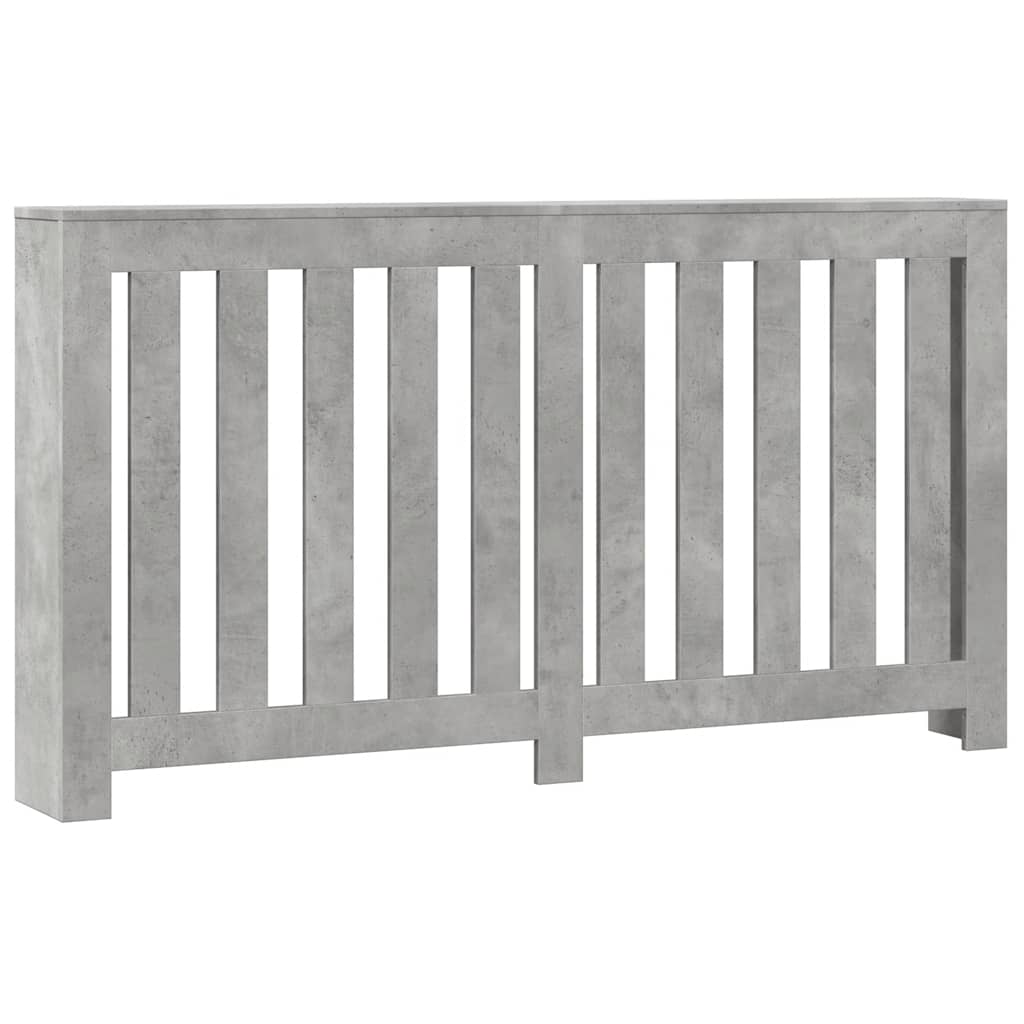 Vidaxx caisson de radiateur 149x20x82 cm bois d'ingénierie béton gris