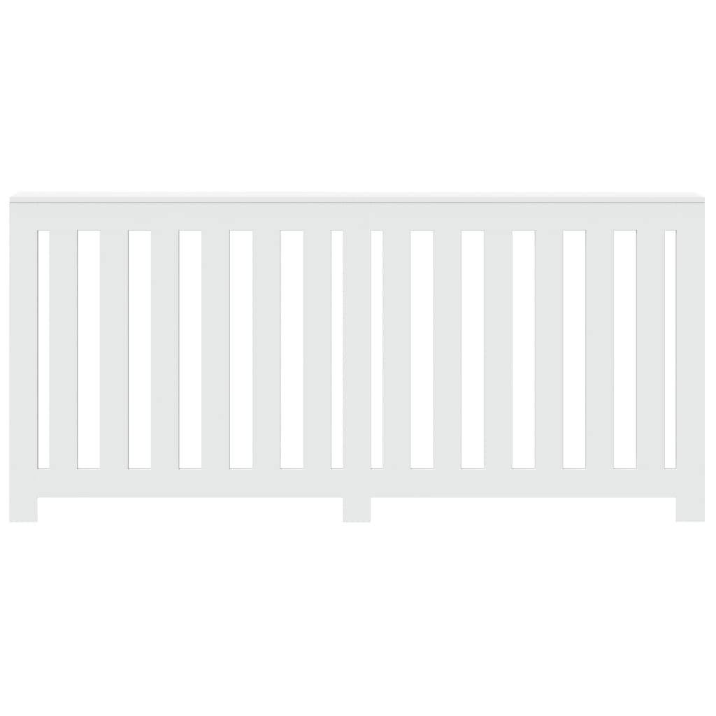 Vidaxx contour de radiateur 175x20x82 cm bois d'ingénierie blanc