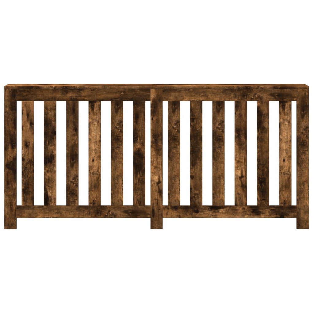 Vidaxx caisson de radiateur 175x20x82 cm bois traité, chêne fumé