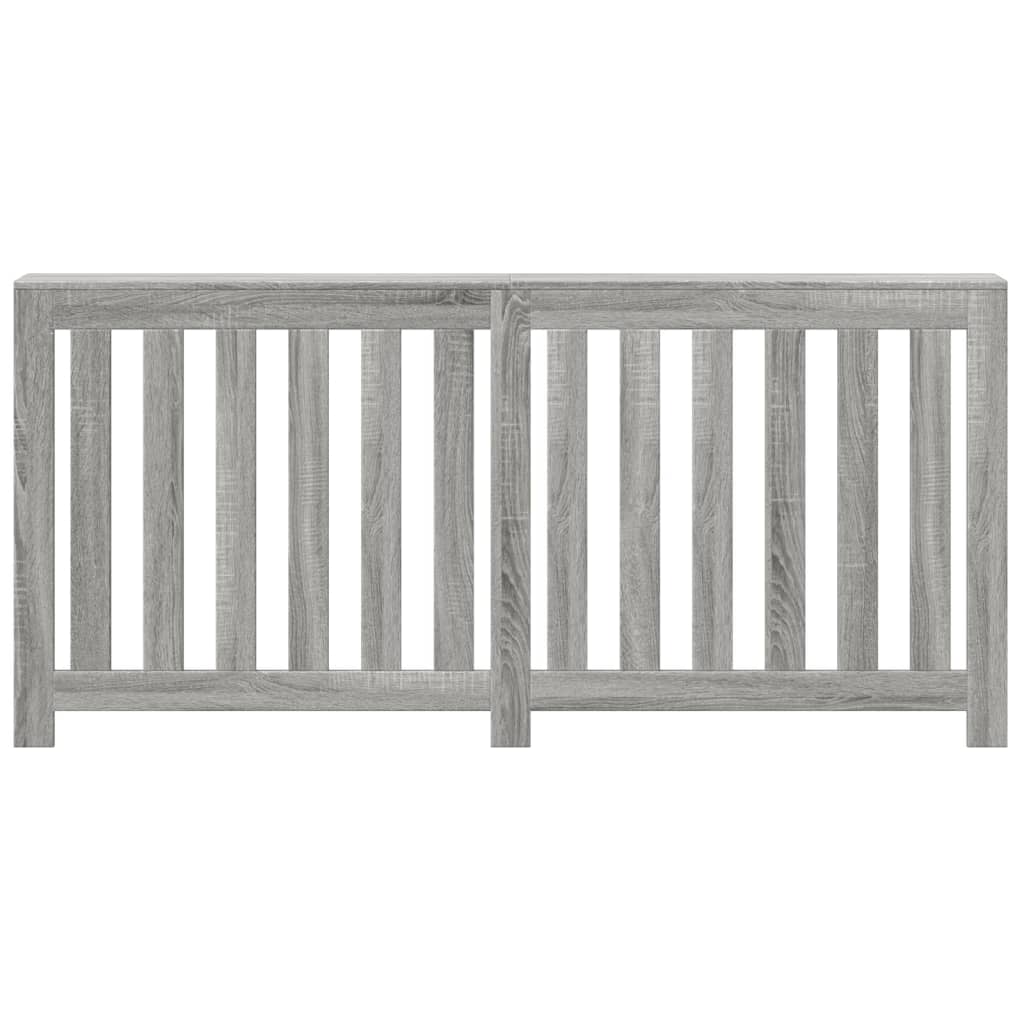 Vidaxx caisson de radiateur 175x20x82 cm bois d'ingénierie chêne sonoma gris