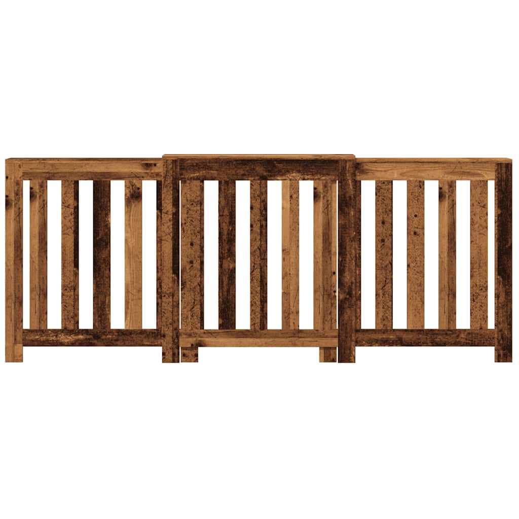 Vidaxx transformation radiateur 205x21,5x83,5 cm bois d'ingénierie, vieux bois