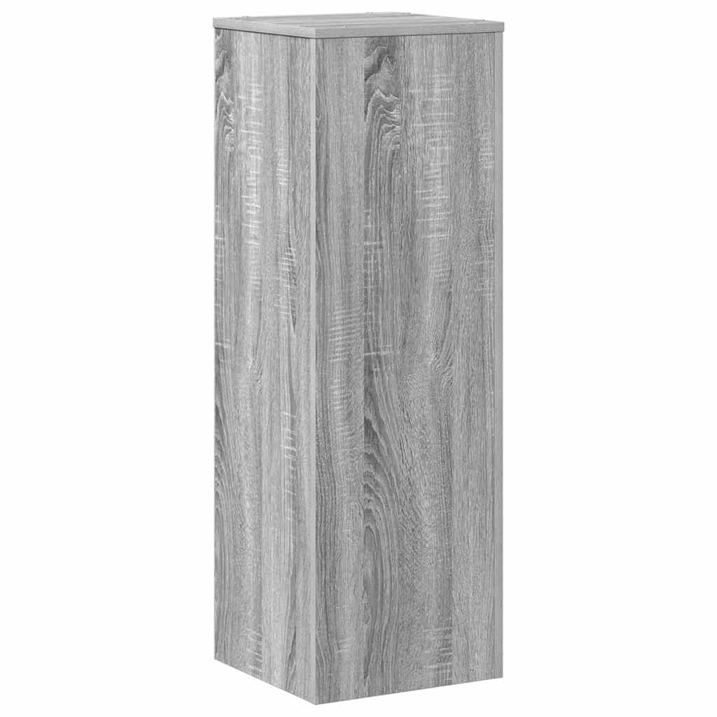 Vidaxx support pour plantes 33x33x100 cm bois d'ingénierie chêne sonoma gris