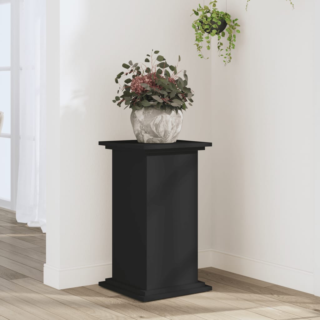 Vidaxx support pour plantes 33x33x60 cm bois traité noir
