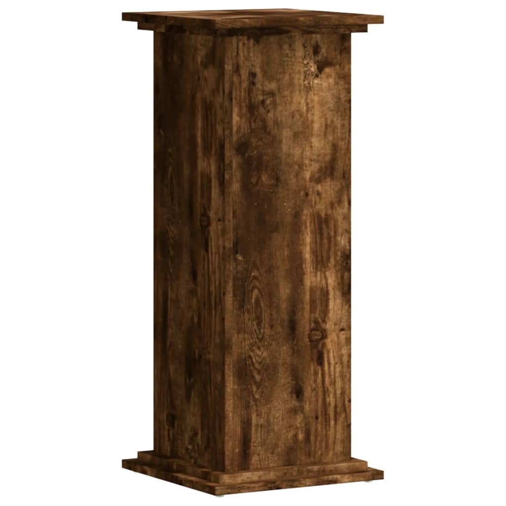 Vidaxx support pour plantes 33x33x80 cm bois traité, chêne fumé
