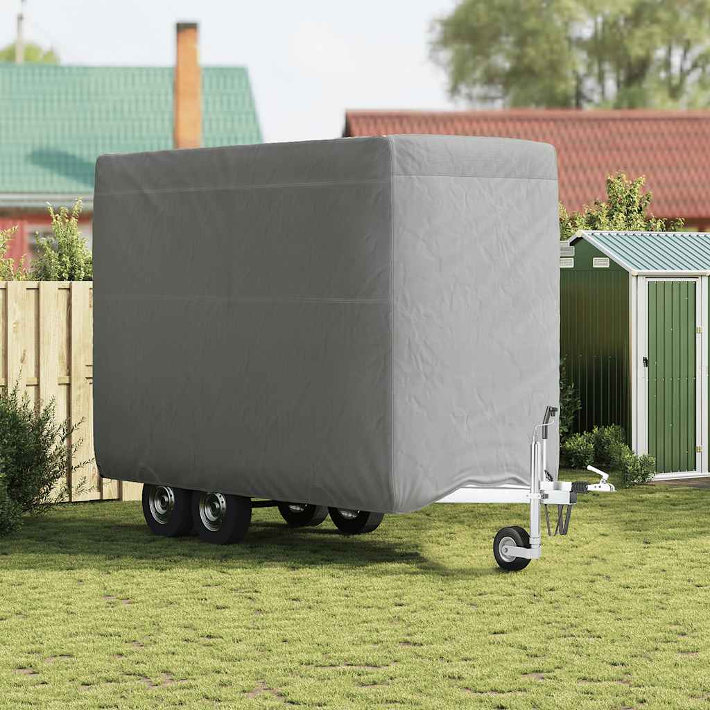 Vidaxx housse de remorque pour chevaux 376x168x240 cm non tissé gris