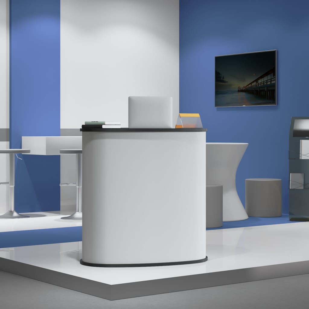 Vidaxx comptoir d'exposition pliable 90x48x93 cm bois fini