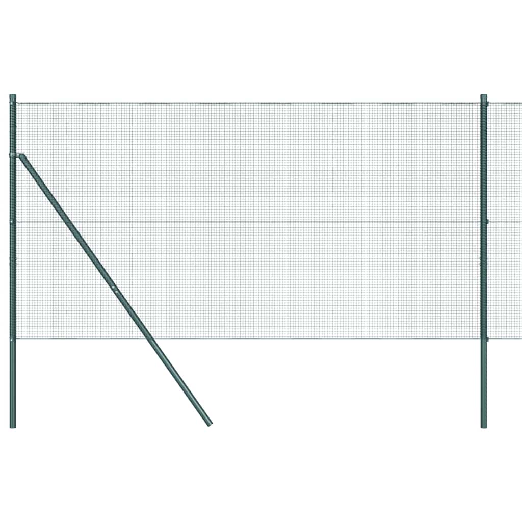 Vidaxl afrasteringspaal groen 25 x 1,2 m (12 x 12 mm gaas)