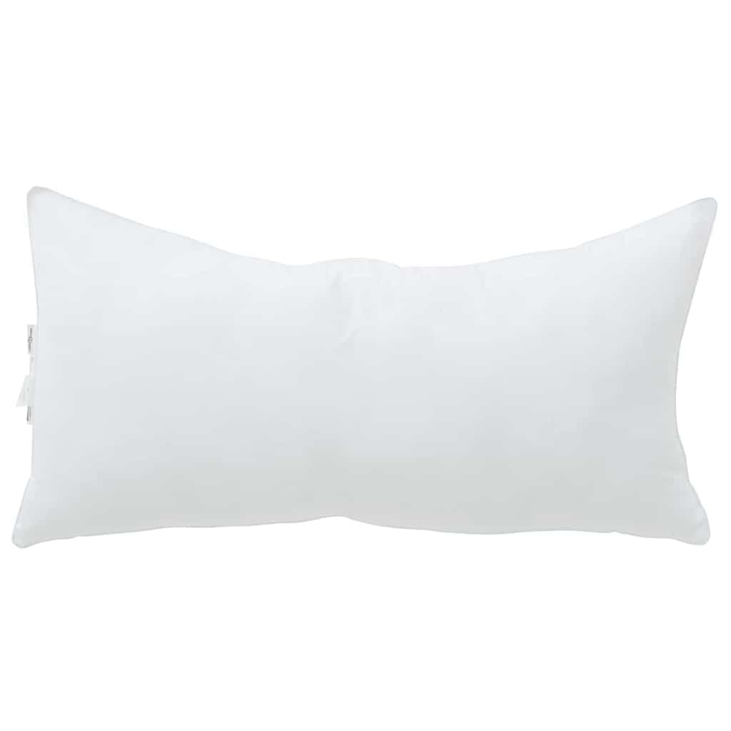 Vidaxl hoofdkussen met kussen wit katoen en polyester