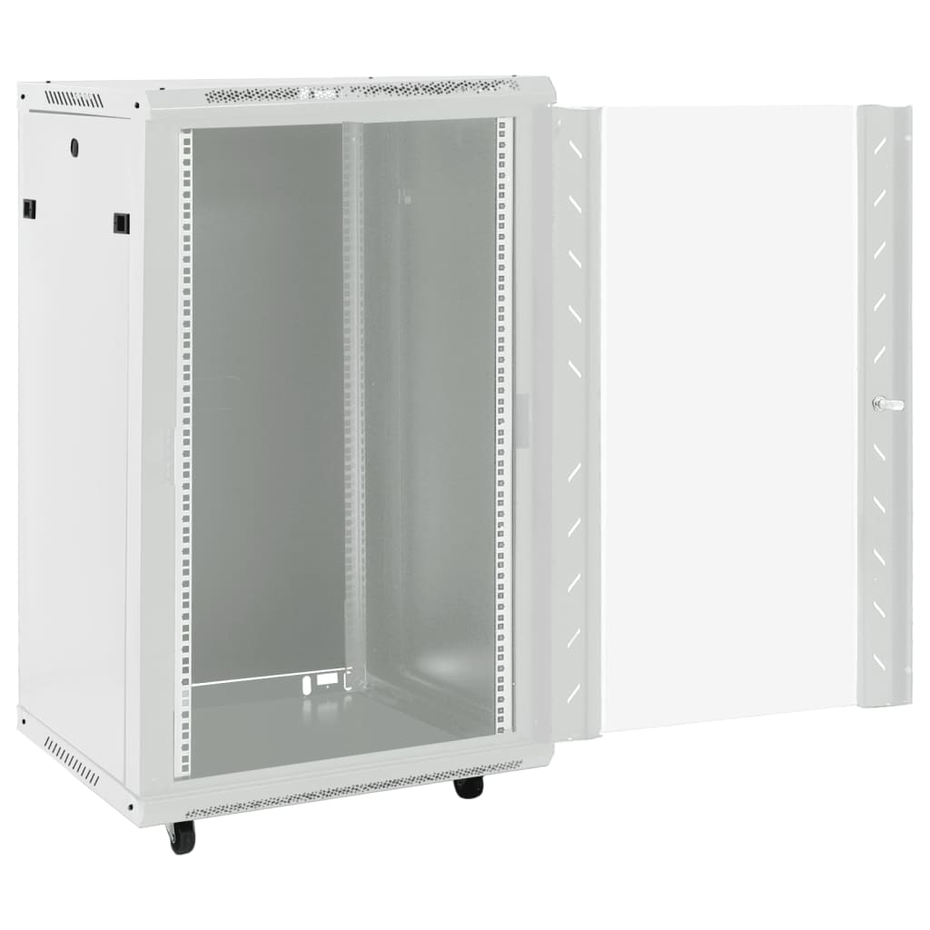 VidaXL Armoire réseau 18U 19 IP20 60x60x100 cm gris