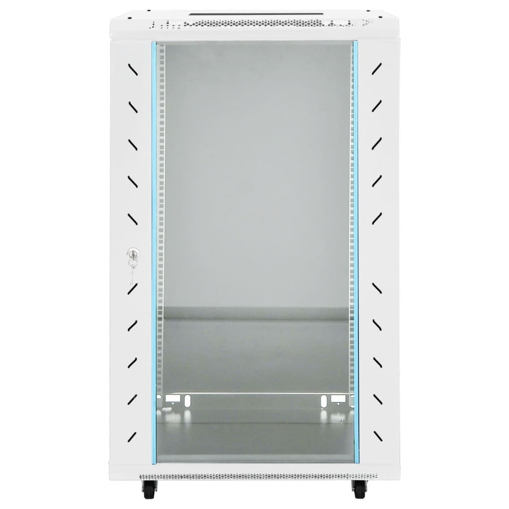 VidaXL Armoire réseau 18U 19 IP20 60x60x100 cm gris