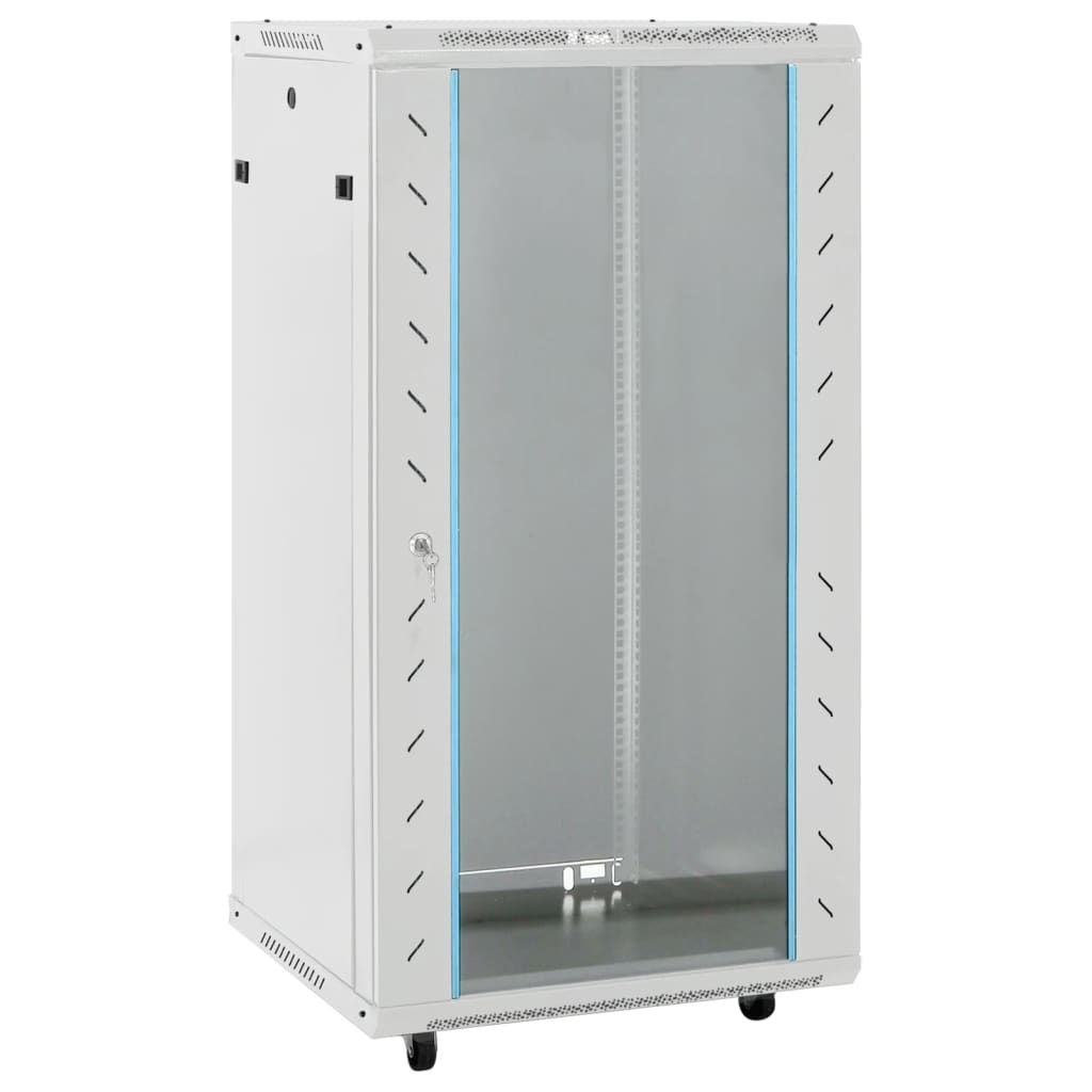 VidaXL Armoire réseau 22U 19 IP20 60x60x120 cm gris