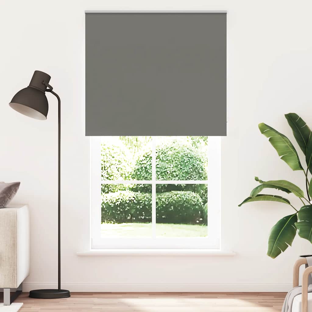 Vidaxx store enrouleur occultant 135x230 cm largeur de tissu 131,6 cm gris