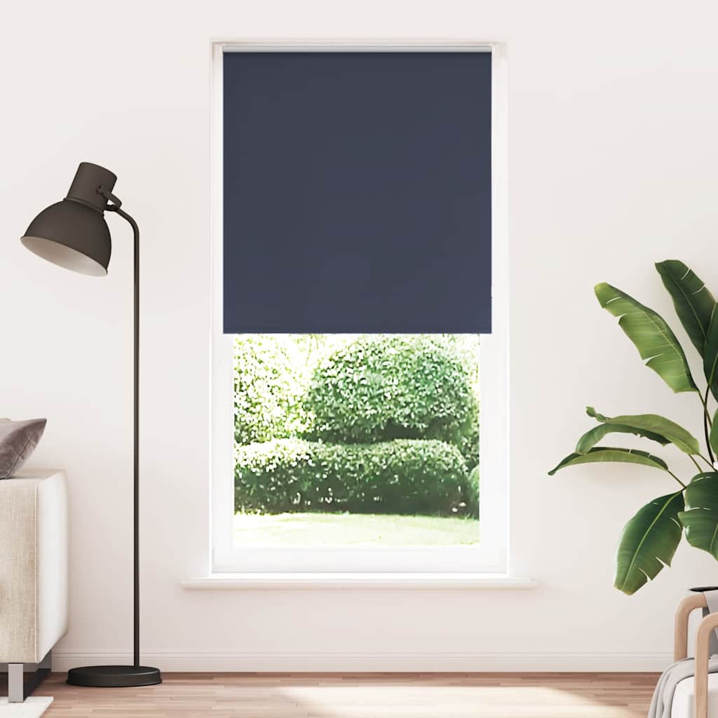 Vidaxx store enrouleur occultant 105x210 cm largeur de tissu 100,7 cm bleu