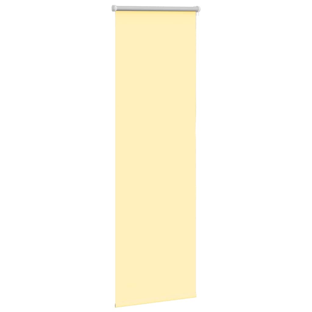 VidaXL store enrouleur 40x130 cm tissu occultant jaune largeur 35,7 cm