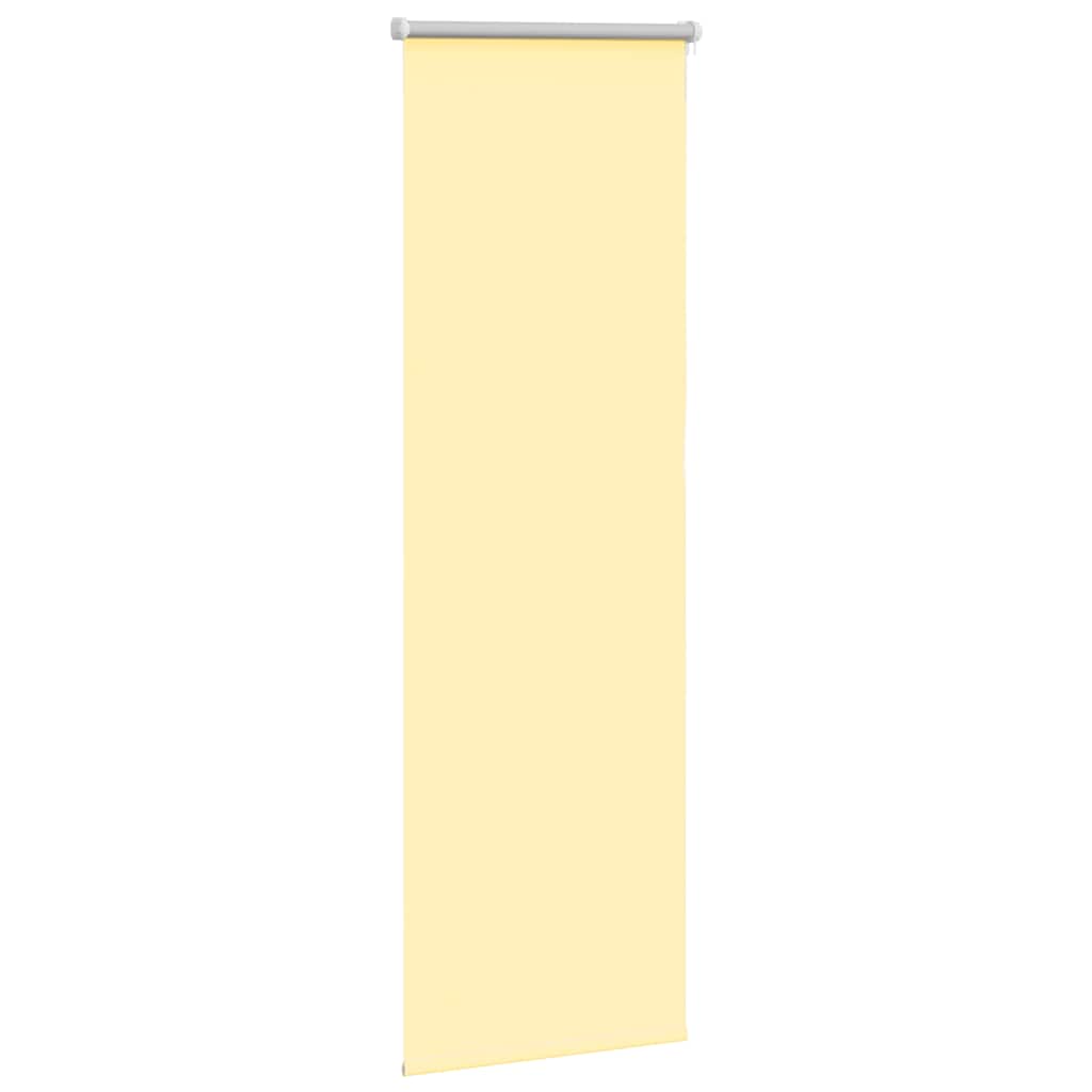 VidaXL store enrouleur 40x150 cm tissu occultant largeur 35,7 cm jaune
