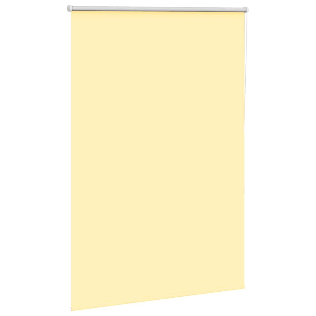 VidaXL store enrouleur 95x175 cm tissu jaune occultant largeur 90,7 cm