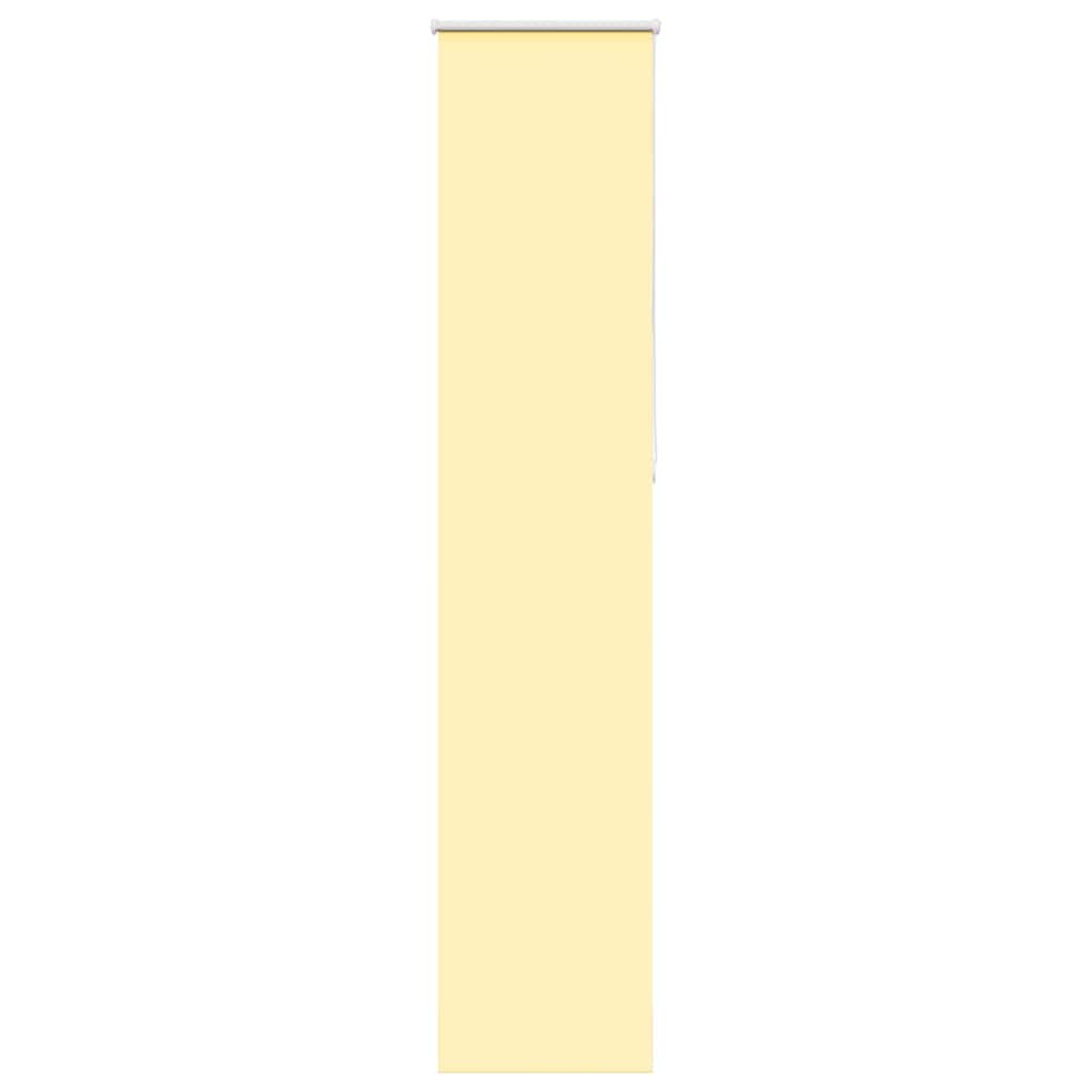 VidaXL store enrouleur 45x210 cm tissu occultant largeur 40,7 cm jaune