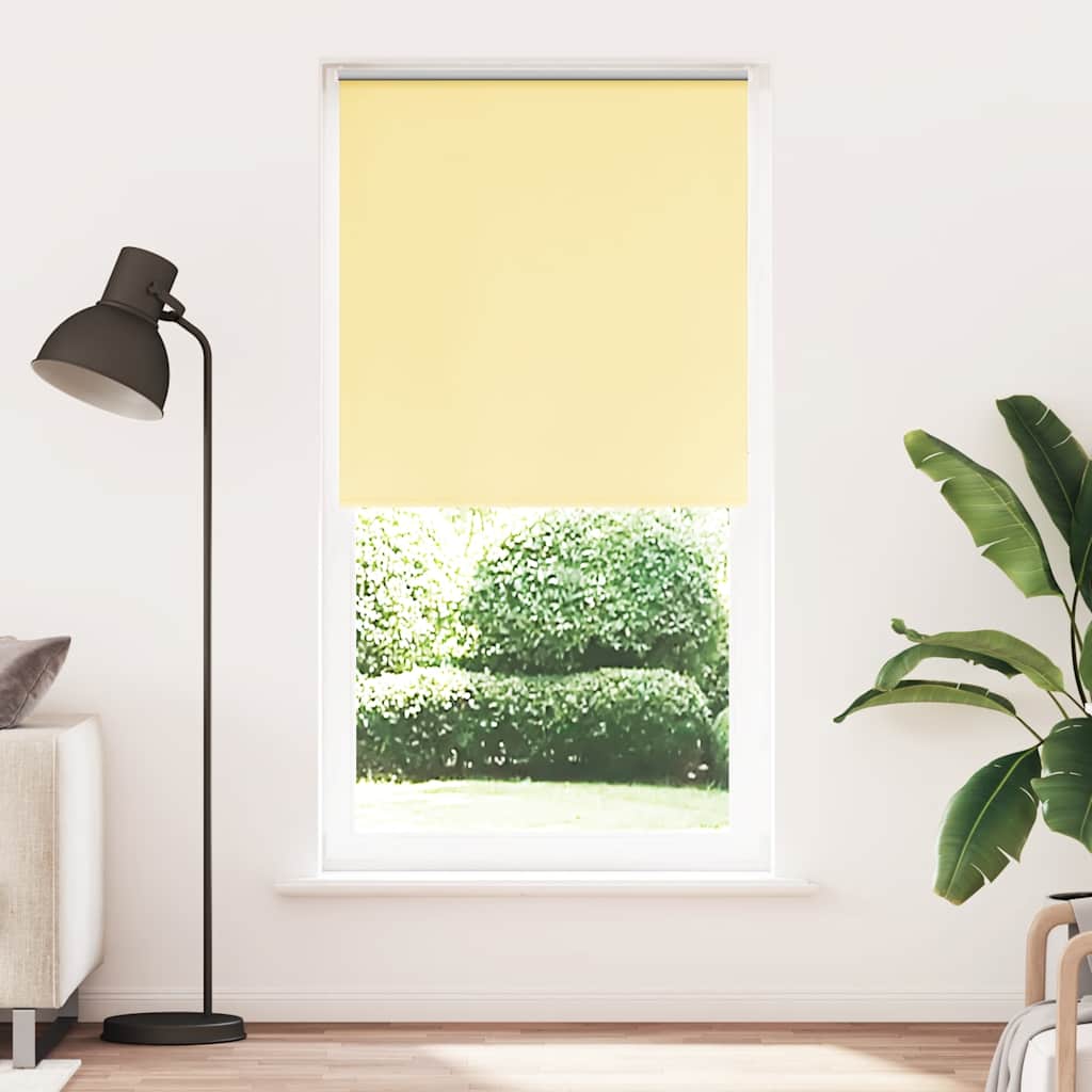 Vidaxx store enrouleur occultant 100x210 cm largeur de tissu 95,7 cm jaune