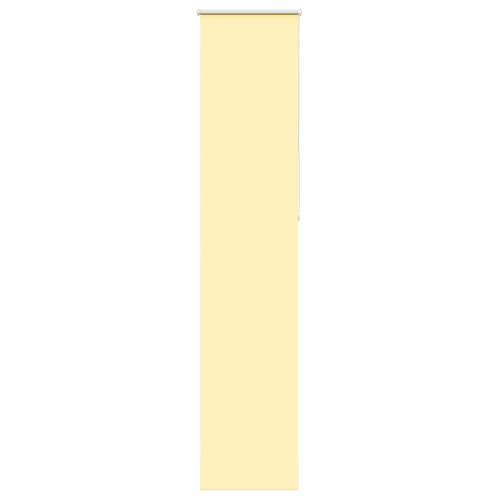 Vidaxx store enrouleur occultant 55x230 cm, largeur du tissu 50,7 cm jaune