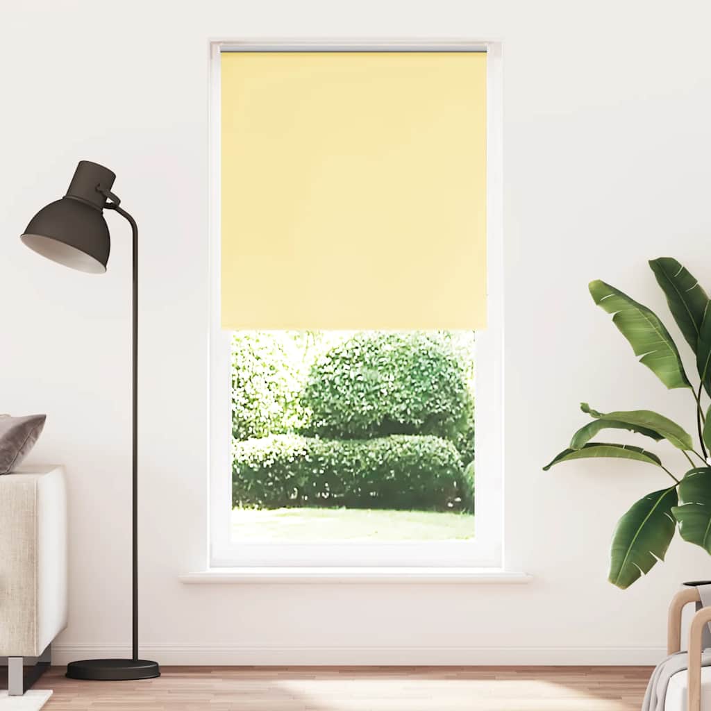 Vidaxx store enrouleur occultant 90x230 cm, largeur du tissu 85,7 cm jaune