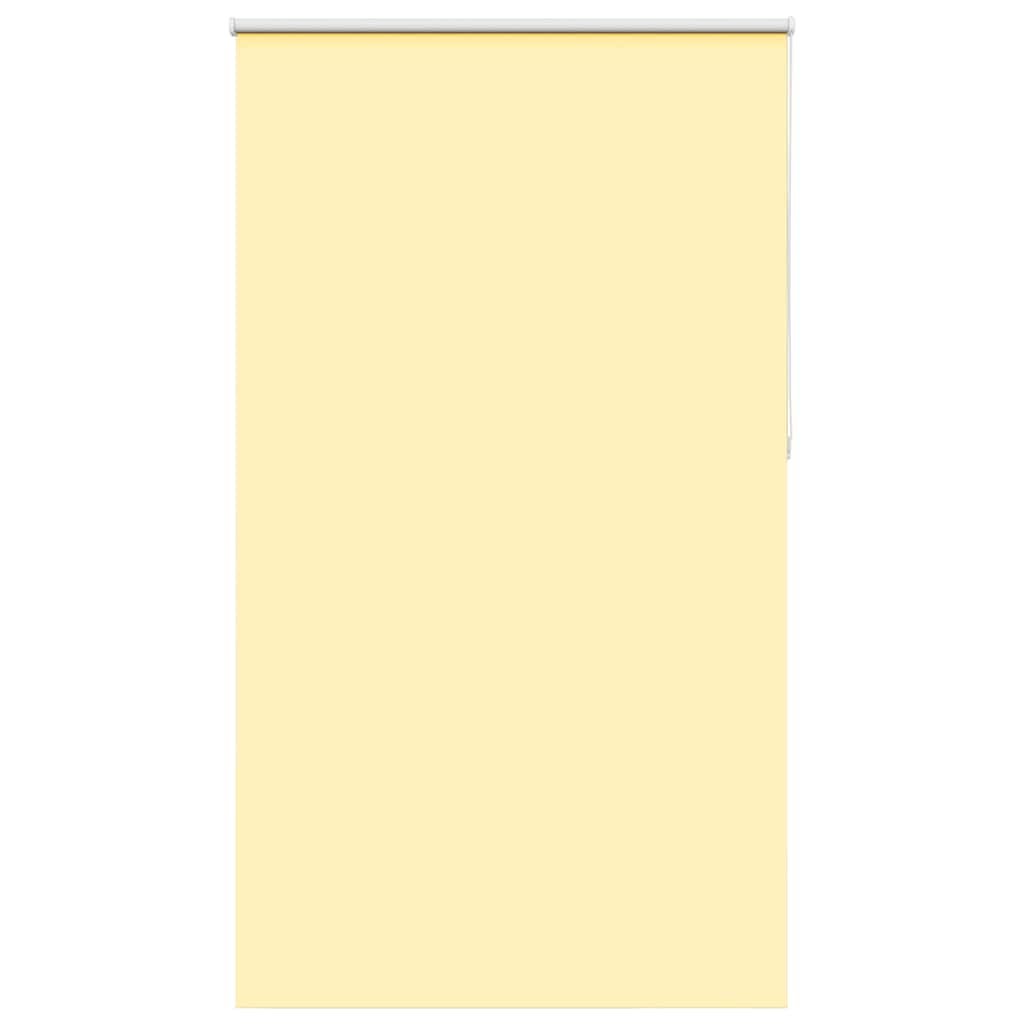 VidaXL store enrouleur 125x230 cm tissu occultant largeur 121,6 cm jaune