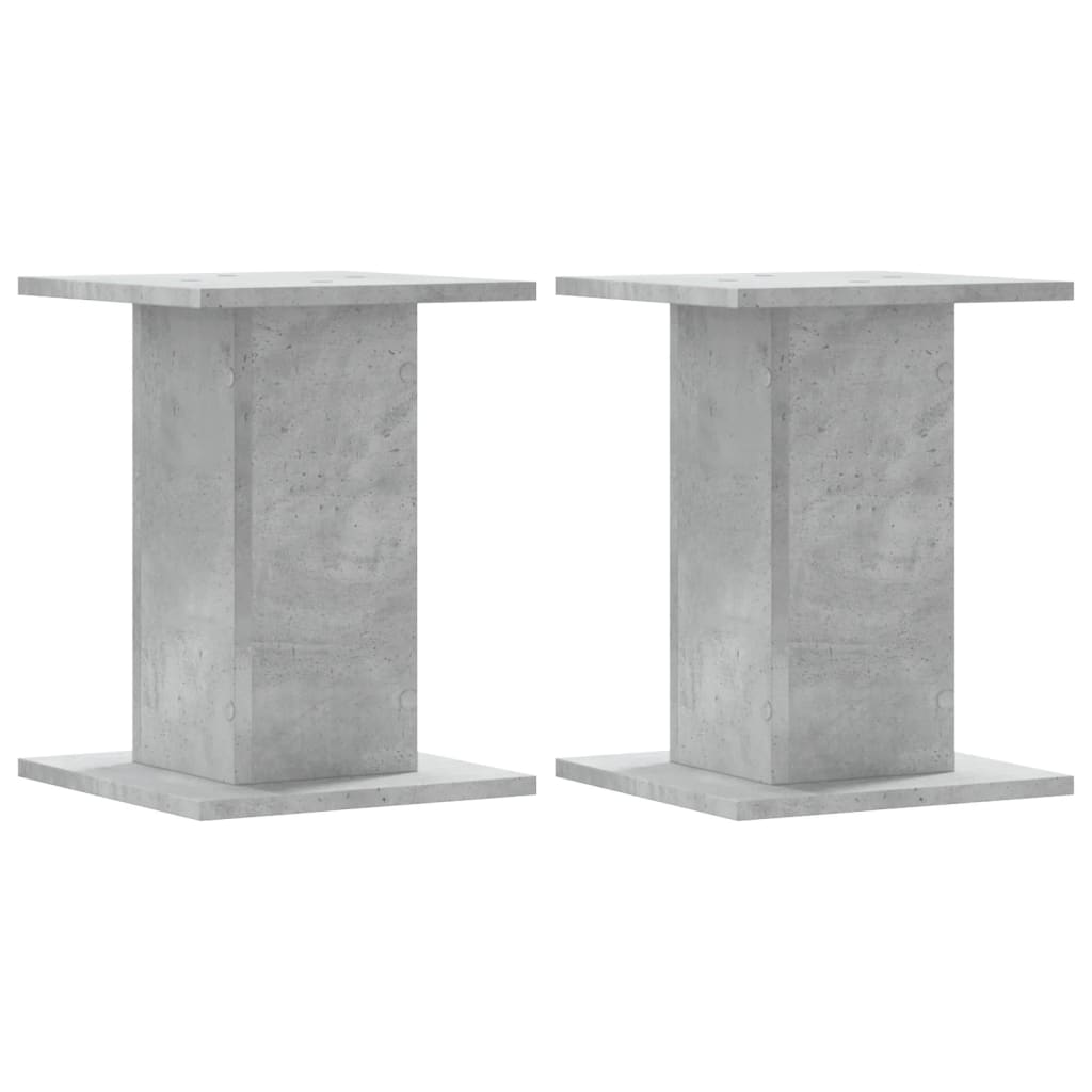 Vidaxx supports pour plantes 2 pcs 30x30x40 cm bois d'ingénierie béton gris