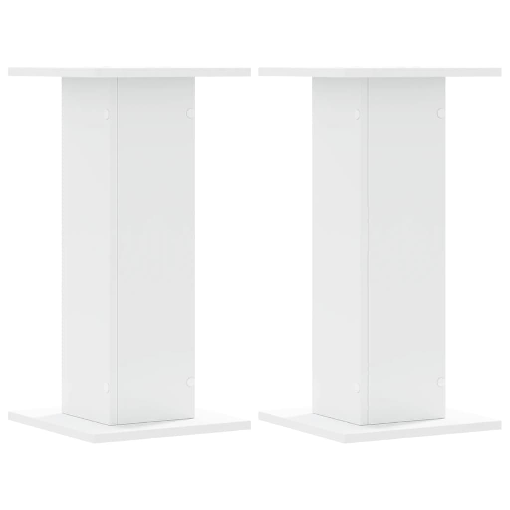 Vidaxx supports pour plantes 2 pcs 30x30x60 cm bois d'ingénierie blanc