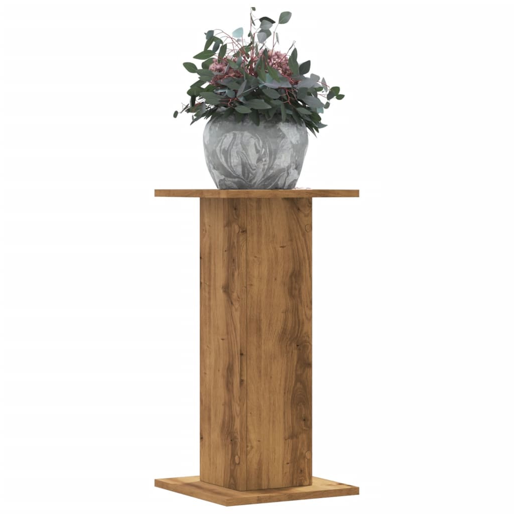 Vidaxx porte-plantes 2 pcs 30x30x60 cm bois chêne artisanal