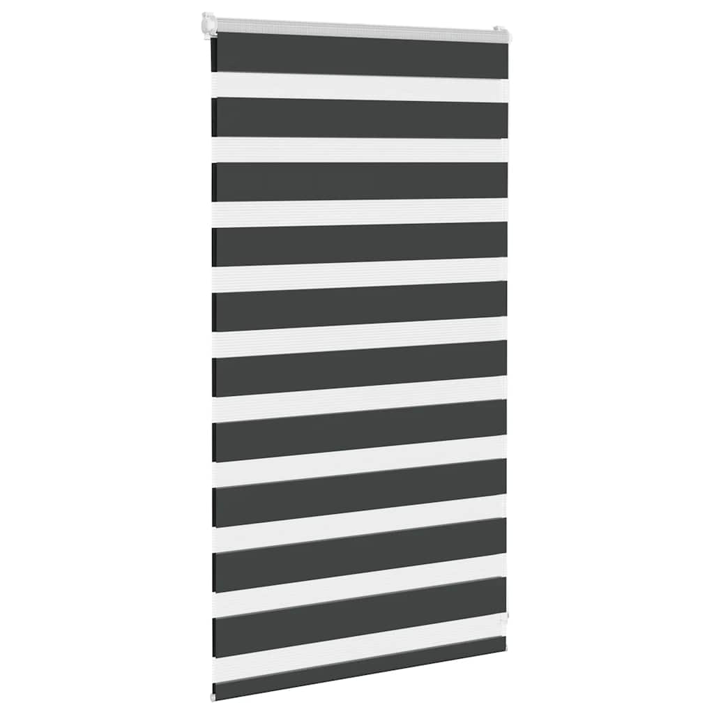 Vidaxx store enrouleur zèbre 90x100 cm largeur de tissu 85,9 cm noir