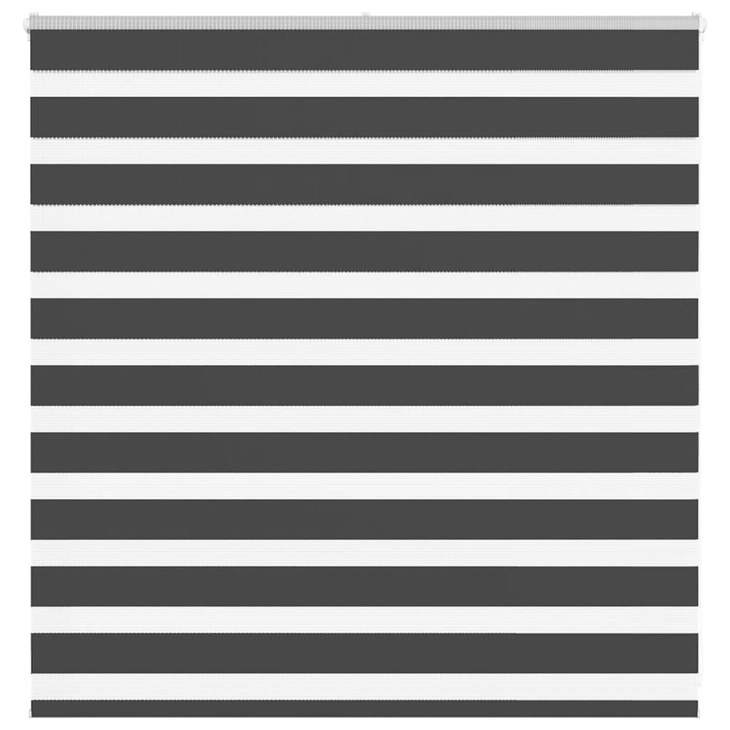 Vidaxx store enrouleur zèbre 140x100 cm largeur de tissu 135,9 cm noir