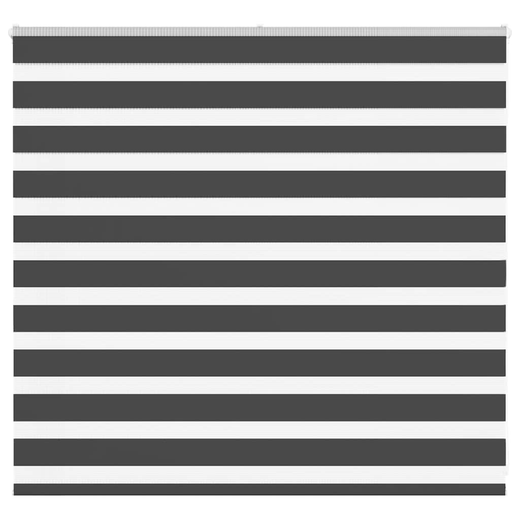 Vidaxx store enrouleur zèbre 165x100 cm largeur de tissu 160,9 cm noir