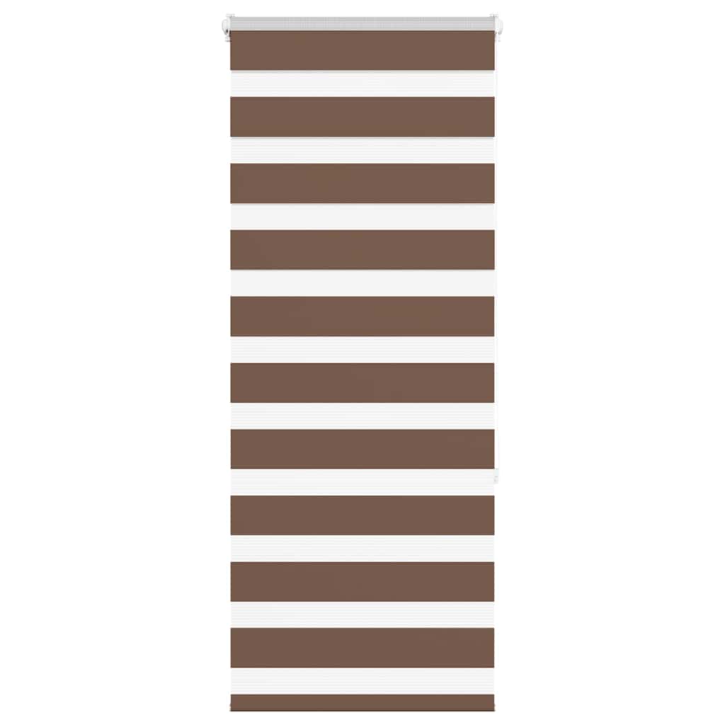 Vidaxx store enrouleur zèbre 60x150 cm largeur de tissu 55,9 cm polyester marron