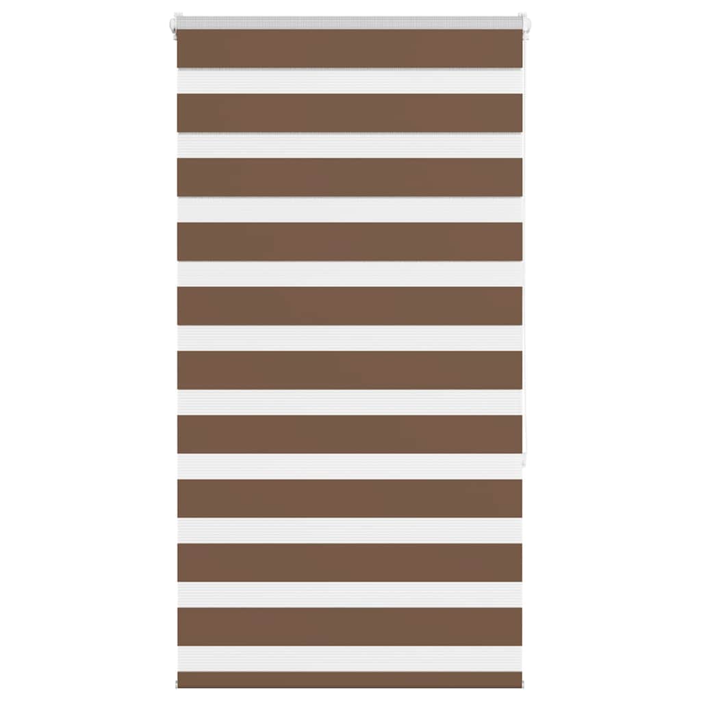 Vidaxx store enrouleur zèbre 70x150 cm largeur de tissu 65,9 cm polyester marron